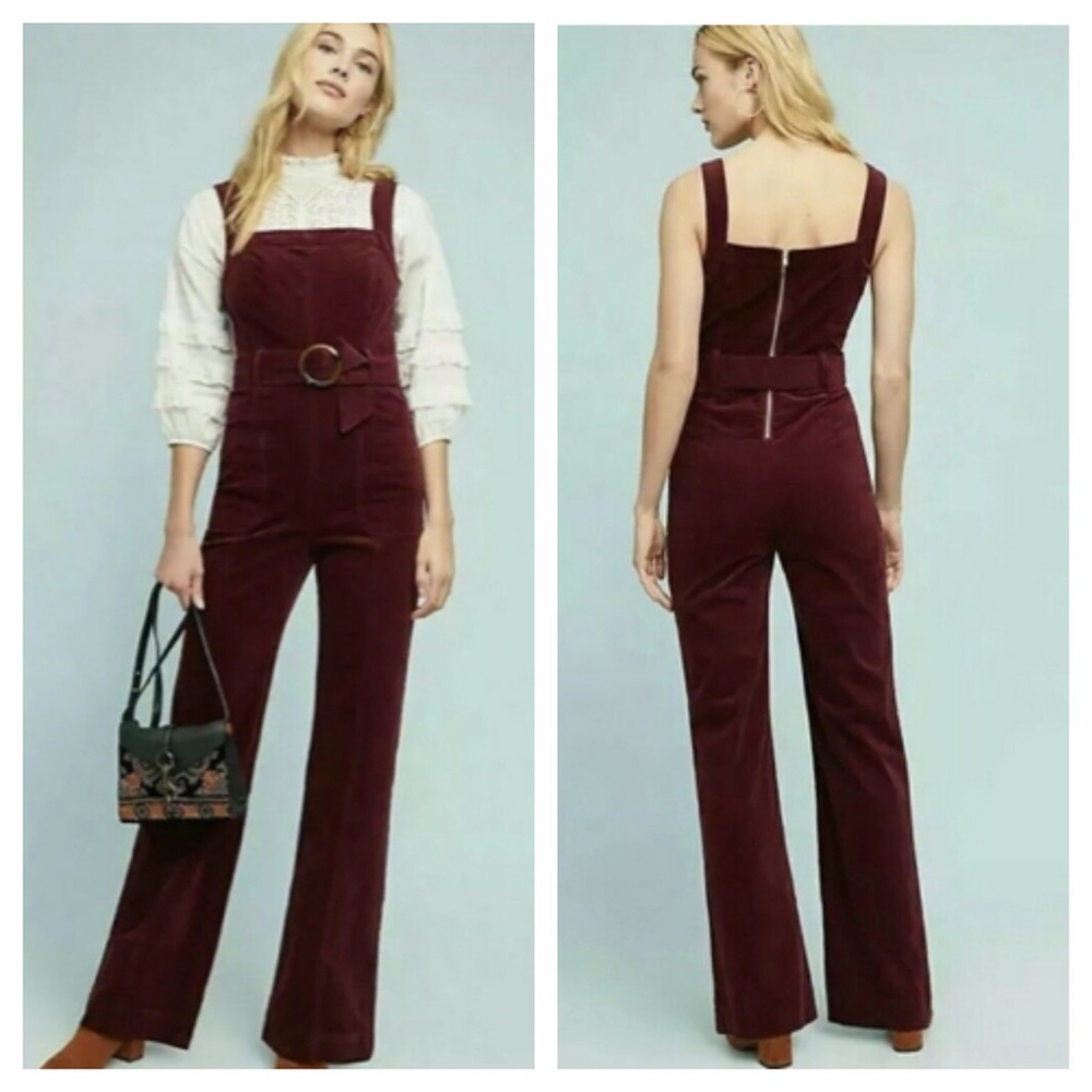 Anthropologie Pilcro corduroy jumpsuit size 4